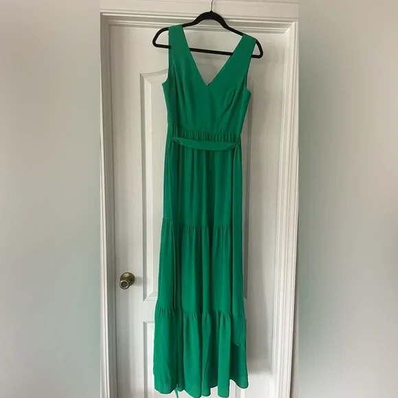 green emerald velvet dress Lilly Pulitzer Fresia Stretch Maxi Shift Dress